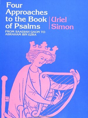 cover image of Four Approaches to the Book of Psalms